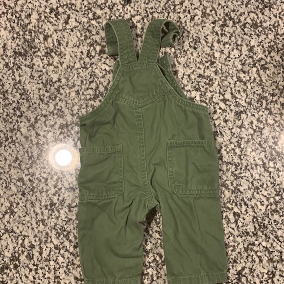Carters green overalls size 3MO - Picture 3 of 6